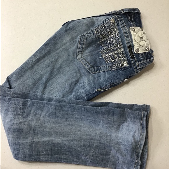 EUC Miss Me boot cut size 25 inseam27 - Picture 5 of 5